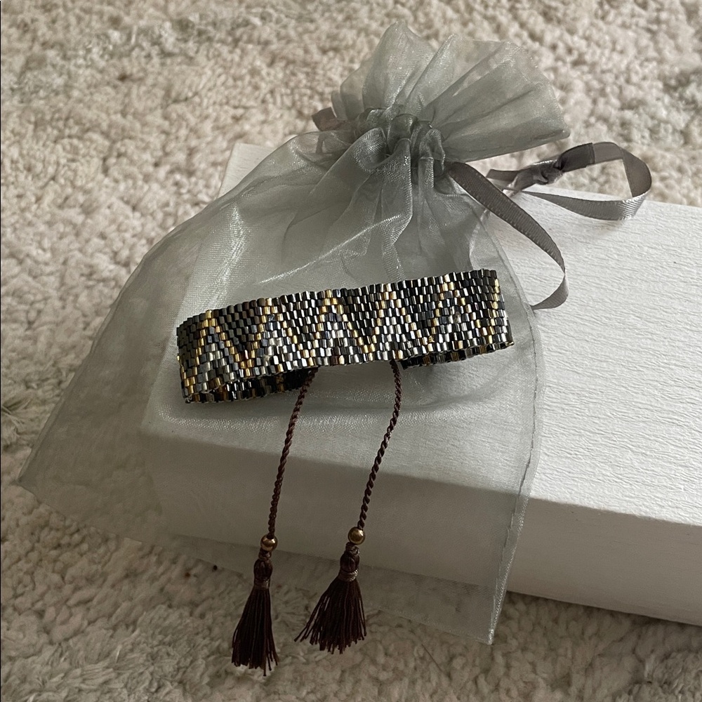NWOT Miyuki Delica Glass Beads Bracelet